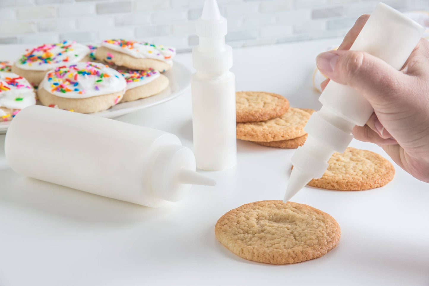 Fox Run Fox Run Set Of 3 Icing Bottles