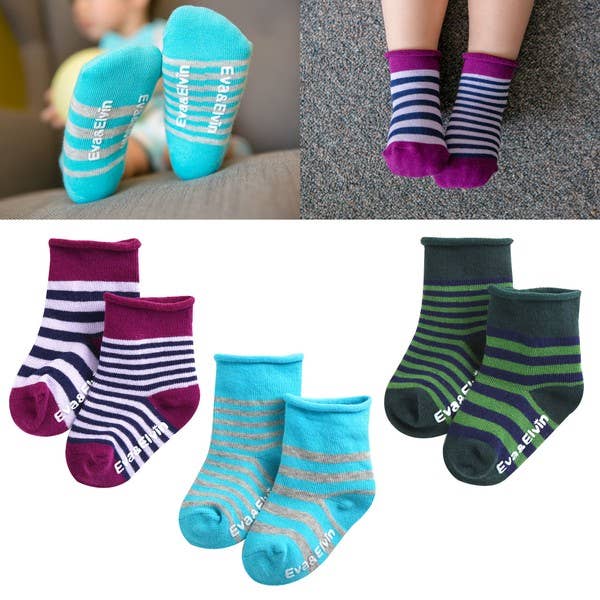 Vaenait Baby - Ppippi Green Ankle Socks: Green / S(18M-3T)