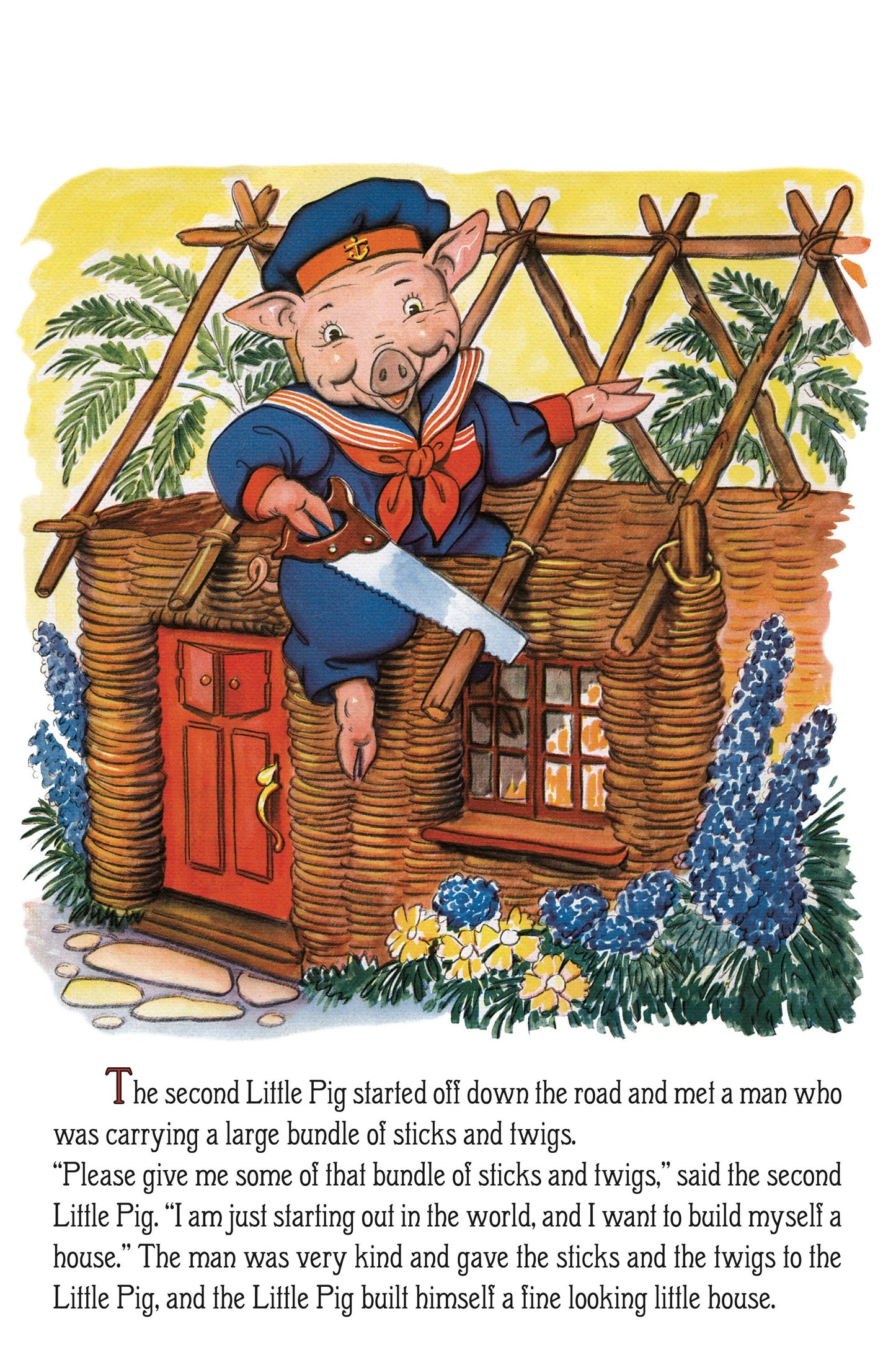 Laughing Elephant Books - The Three Little Pigs Children's Shape Book