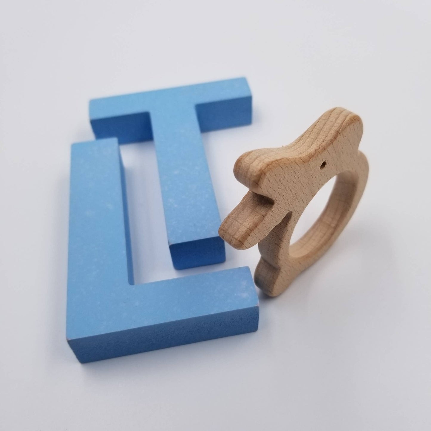 Easter Bunny Wooden Teether Toy