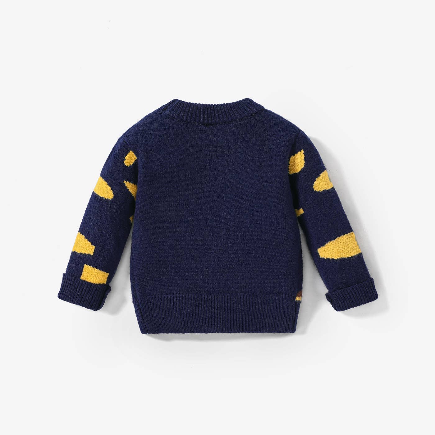 PatPat - Baby Boy Giraffe Embroidery Long-sleeve Sweater: 6-9M
