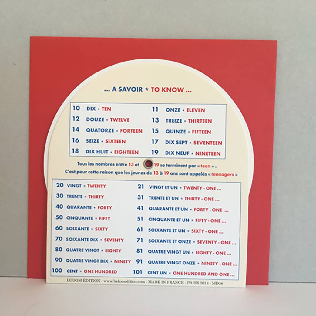 Mini Disc - French English Numbers
