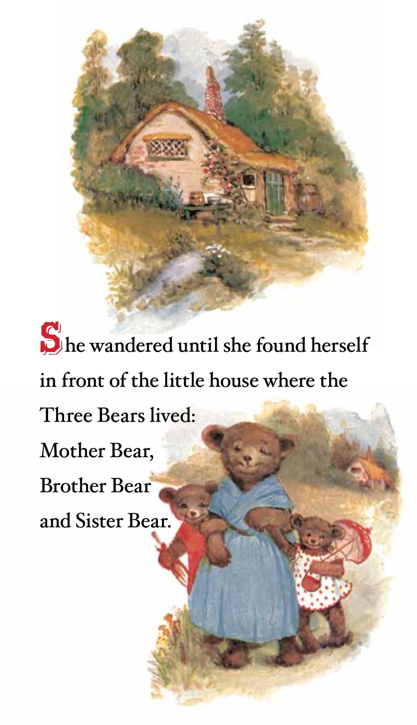 Laughing Elephant Books - The Three Bears -Children's Board Book - Vintage