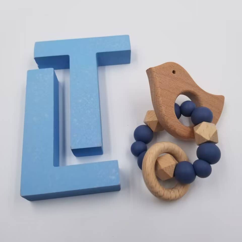 Mama Bird Rattle Teether Toy