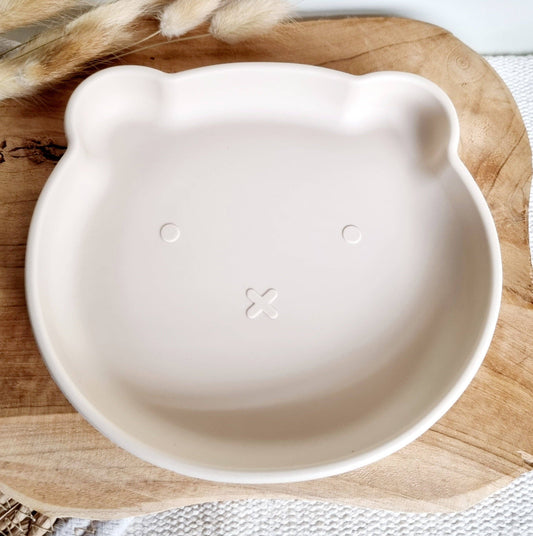Silicone Beer Plate - Beige