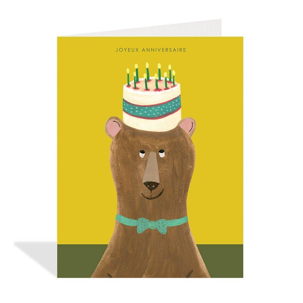 L'Ours (French) - Birthday Card