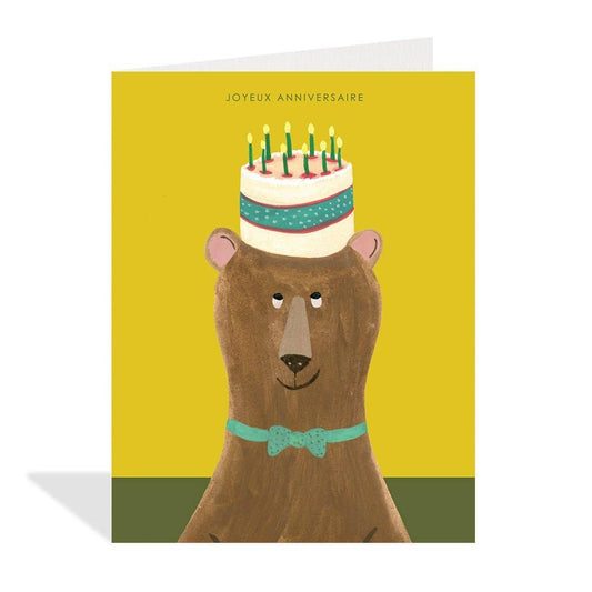 L'Ours (French) - Birthday Card
