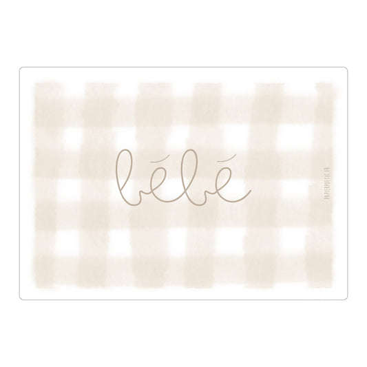 “Baby” card
