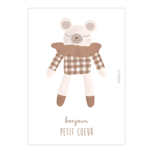 Vichy “Doudou Bear” card