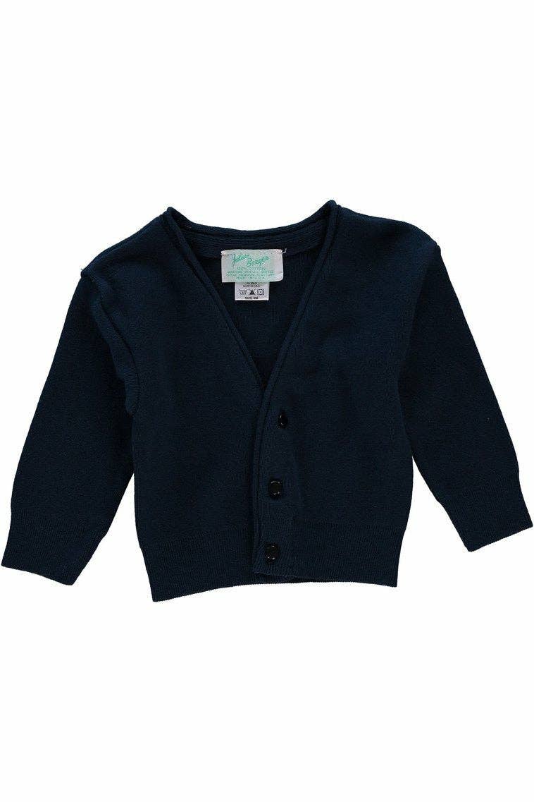 Navy Cotton Cardigan