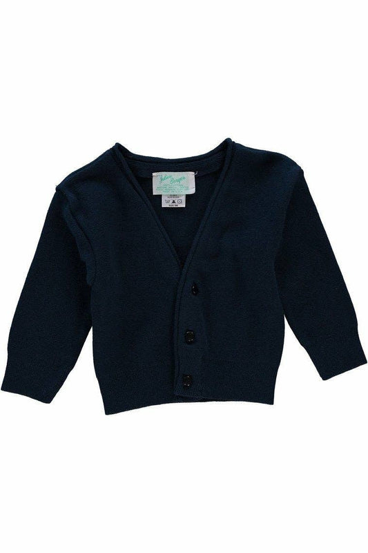 Navy Cotton Cardigan