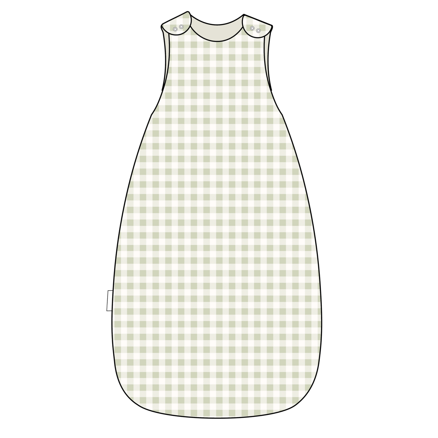 Muslin Wearable Blanket - Gingham