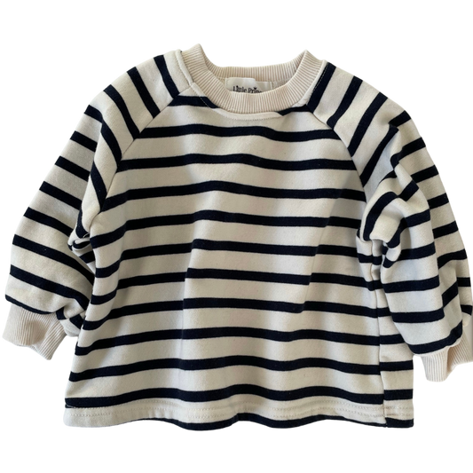 Cotton Sweatshirt - Breton Stripe