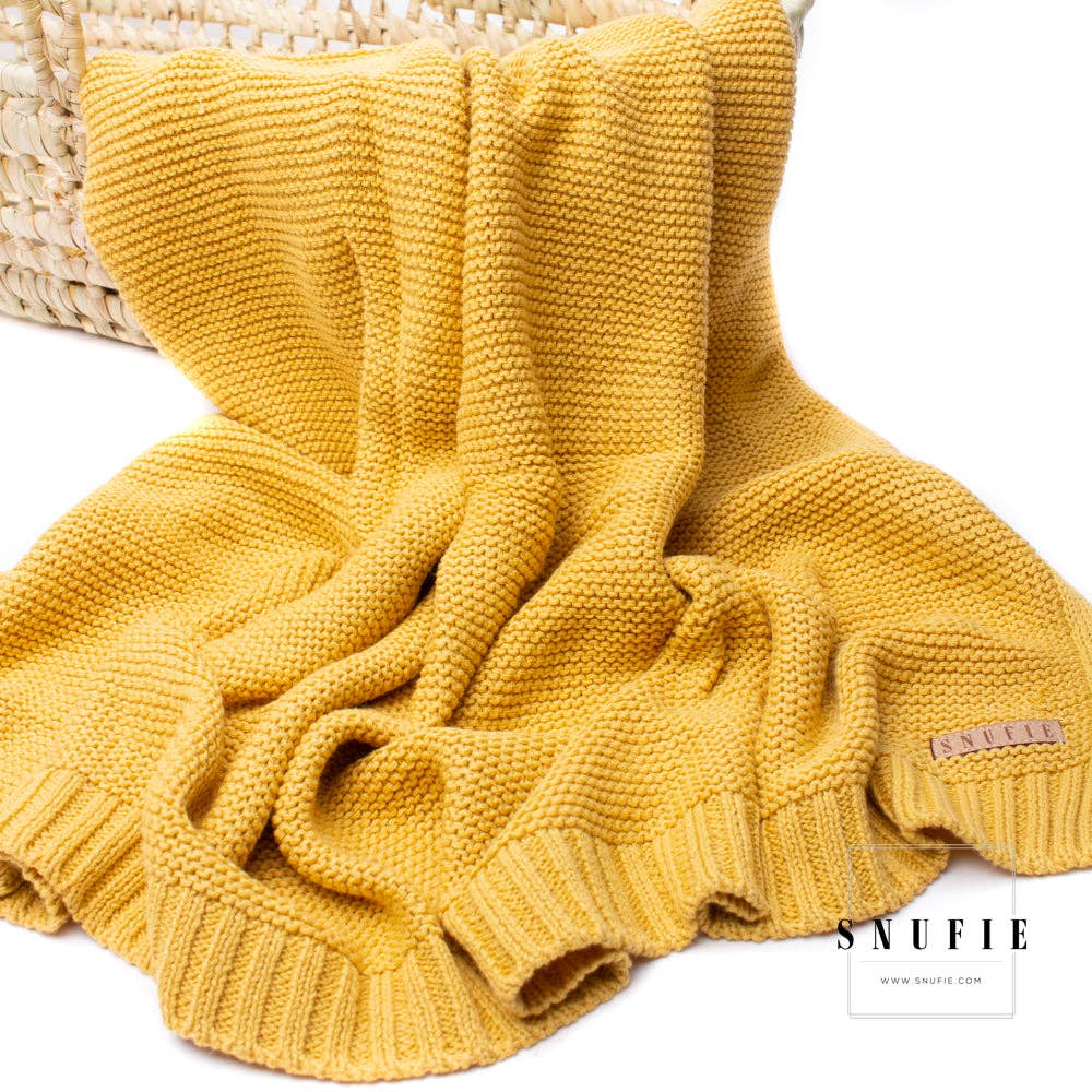 Snufie crib blanket-Ochre