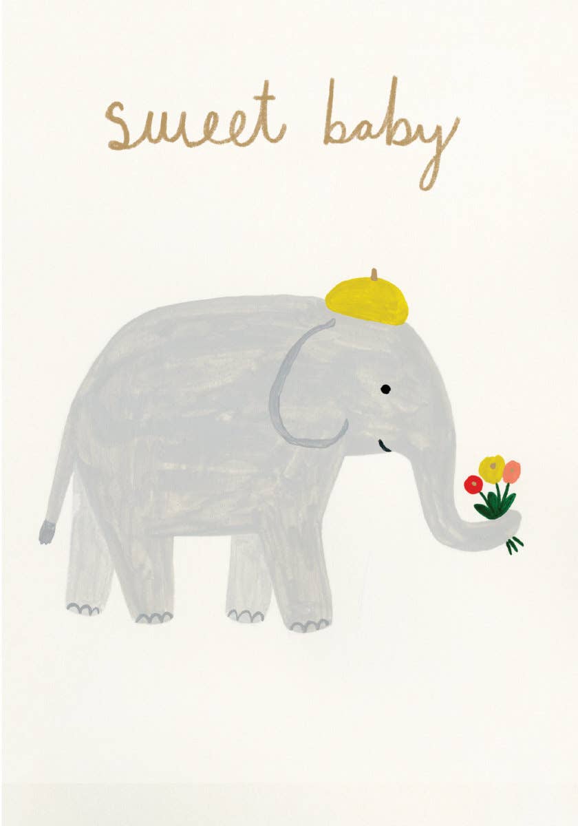 Sweet New Baby Elephant