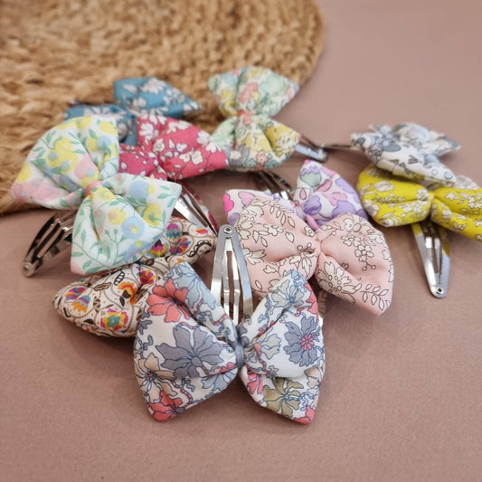 GIRLS HAIR CLIP, 10pcs, random Liberty print