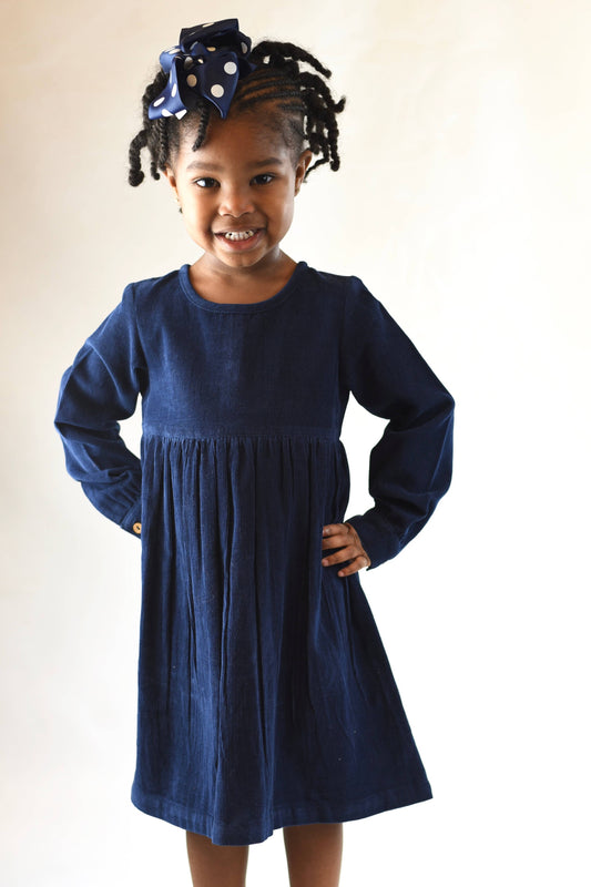 Corduroy Empire Waist Dress