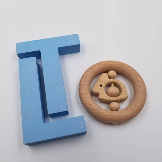 Bunny Teething Ring Rattle