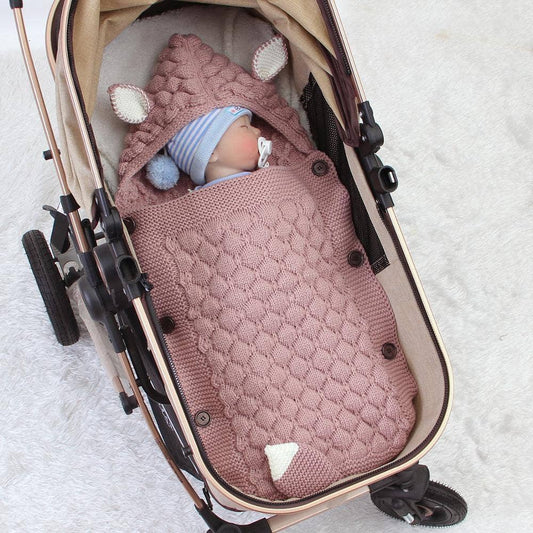 Knitted sleeping bag