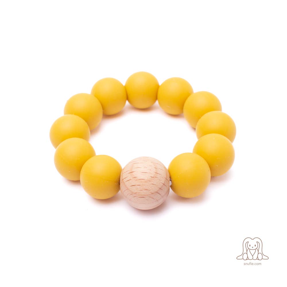 Baby Silicone Teether | Ochre