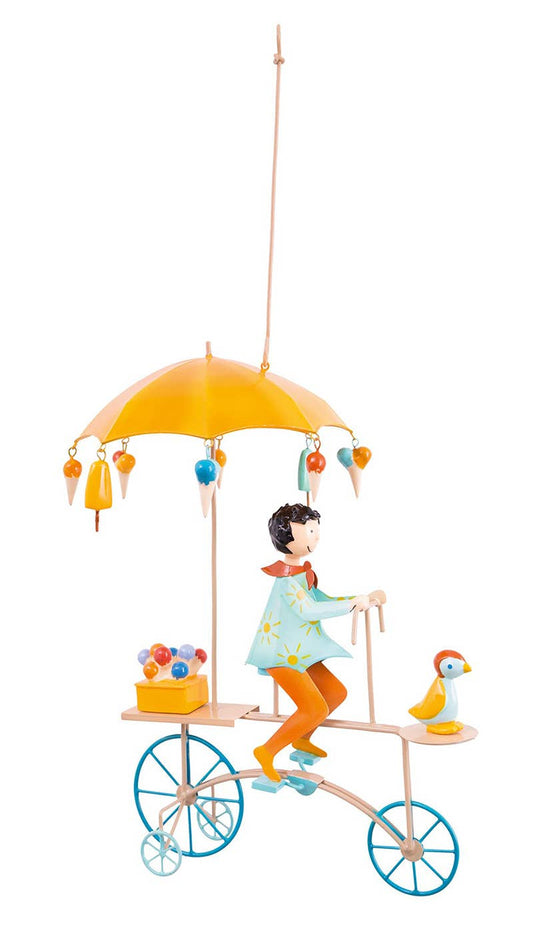 Yellow Triple Ice Cream Kids Mobile - Decoration