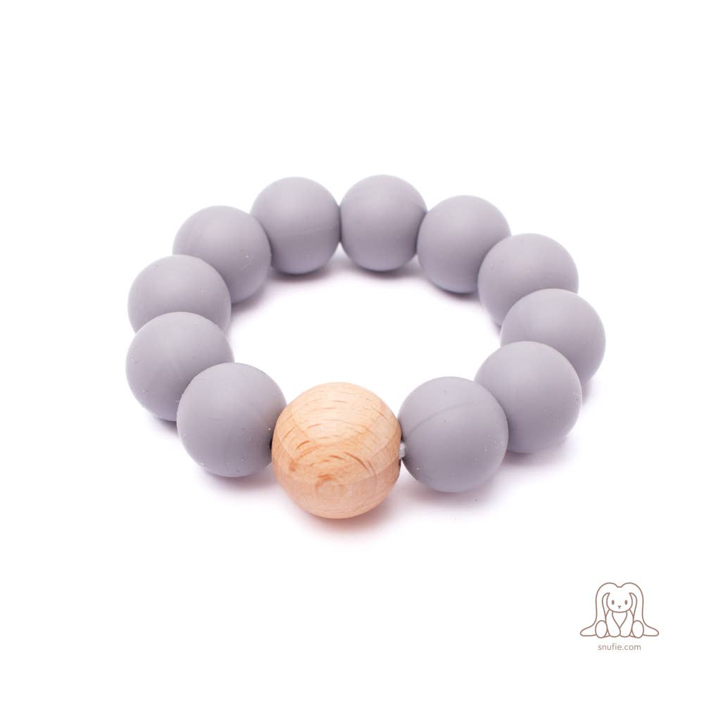 Baby Silicone Teether | Grey
