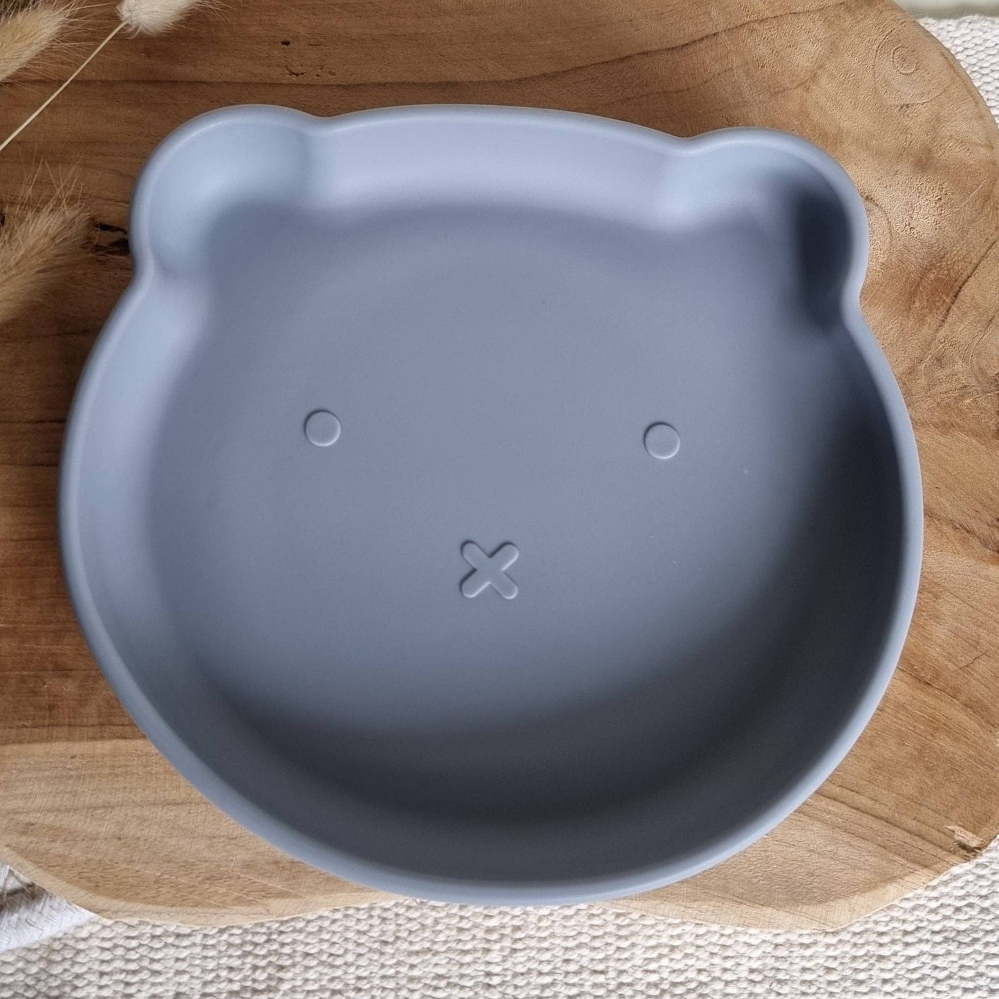 Silicone Beer Plate - Grey Blue