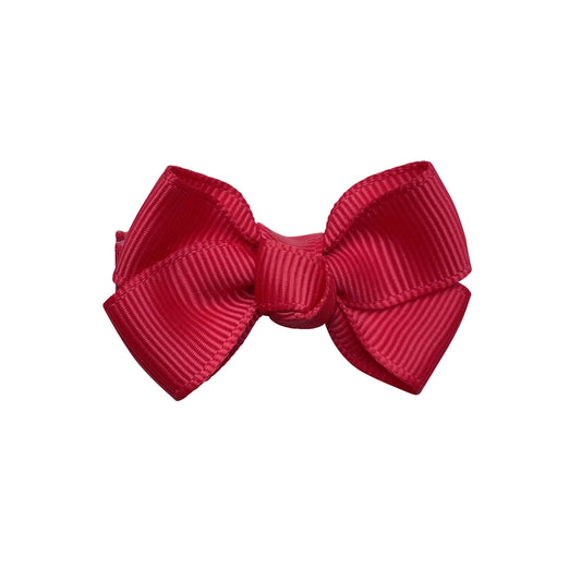Estelle hair bow with clip in red