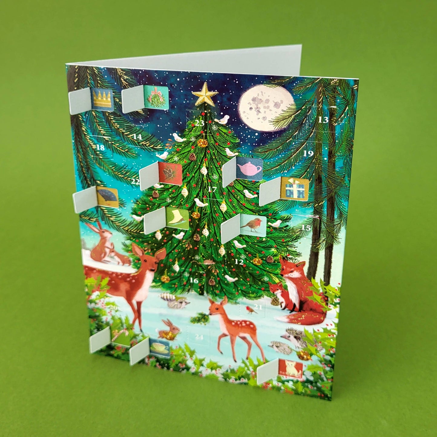 Heart Of The Forest Advent calendar card - ACC 077