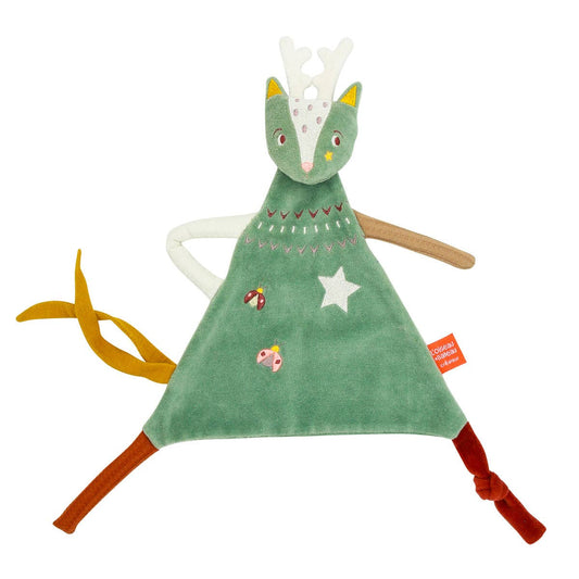 Z'anepaperdre baby comforter - Green suede - Baby Christmas gift