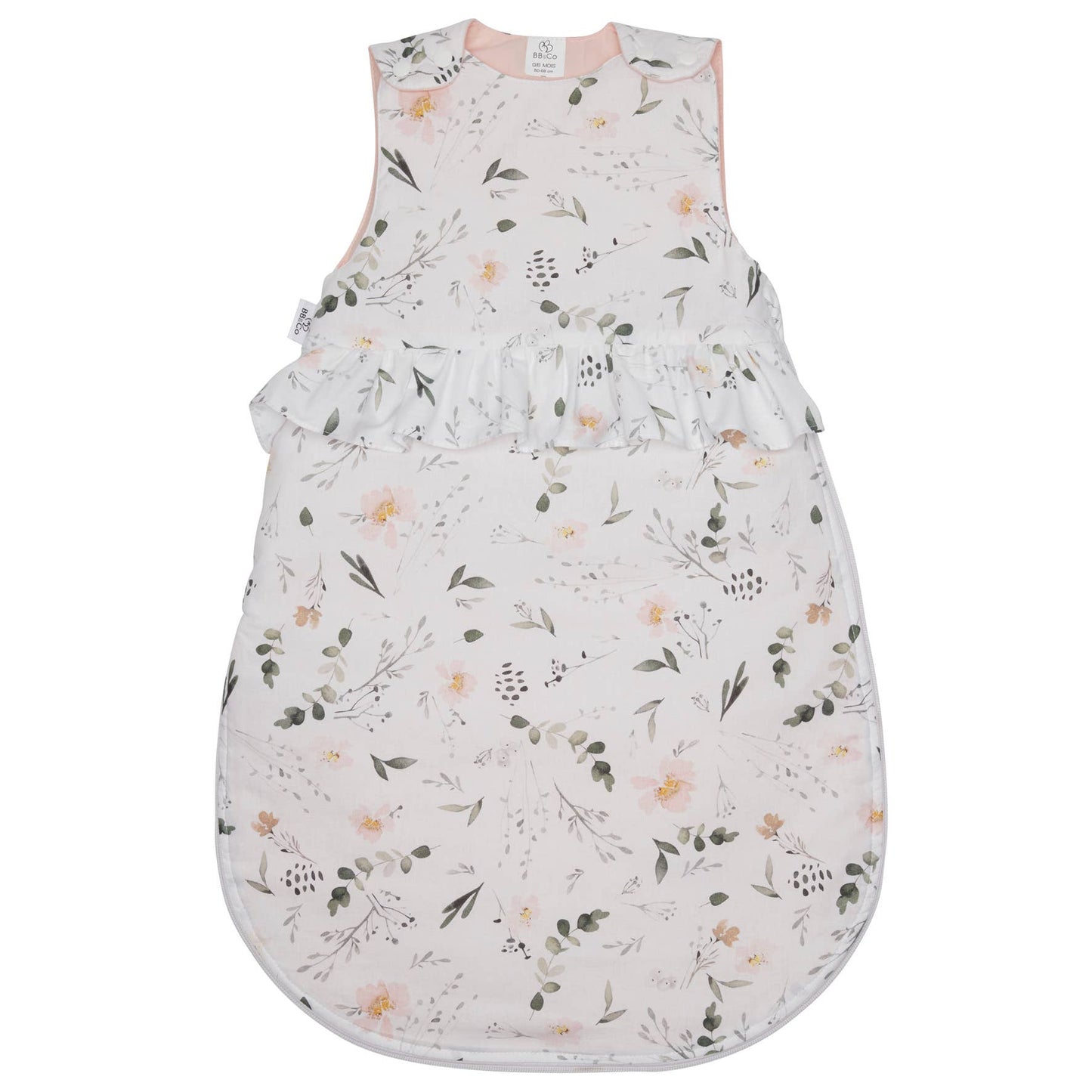 Botanical ruffle sleeping bag