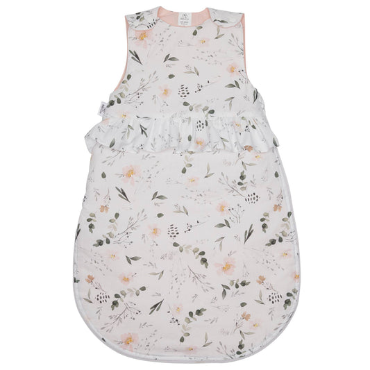 Botanical ruffle sleeping bag