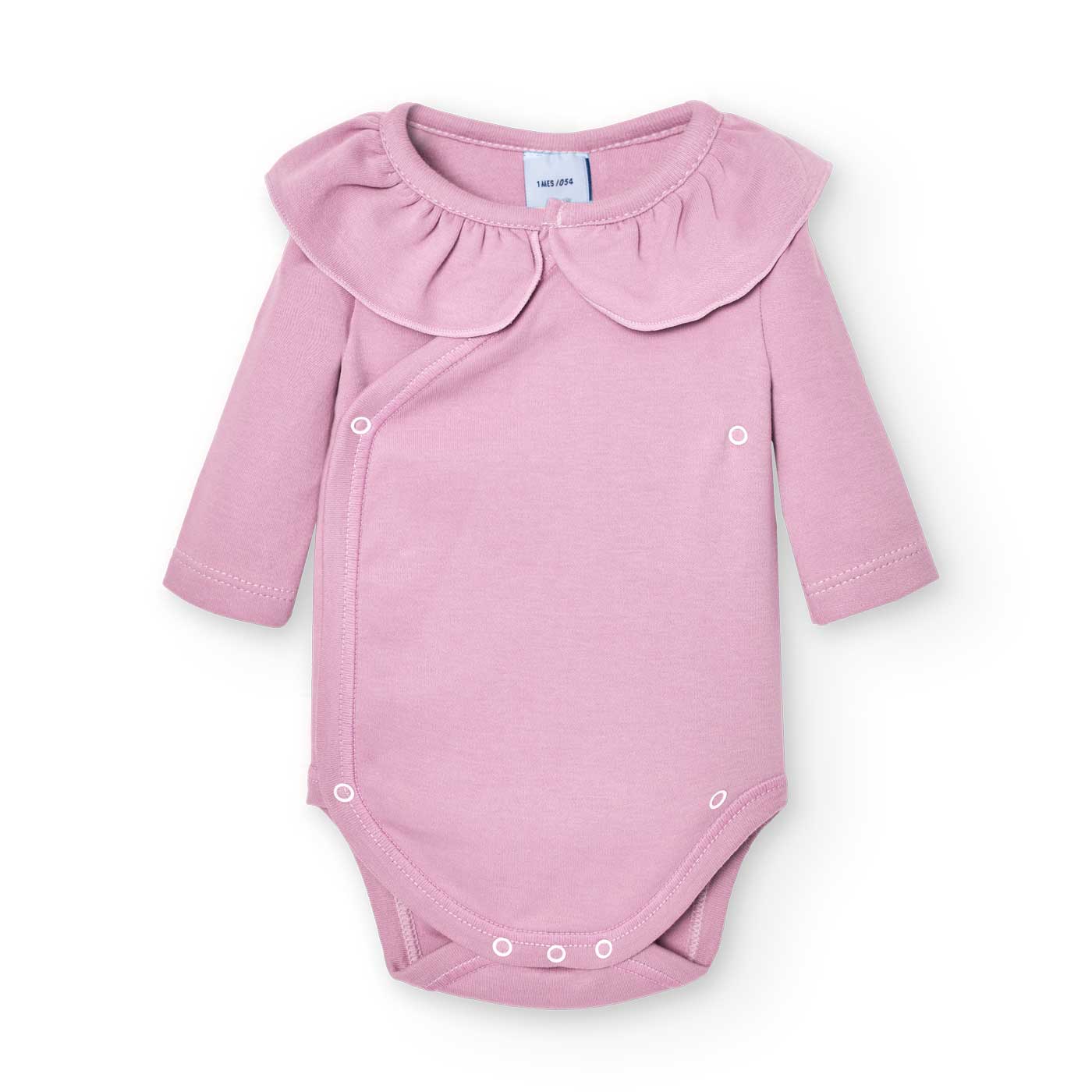 CROSSED BODY WITH RUFFLE NECK