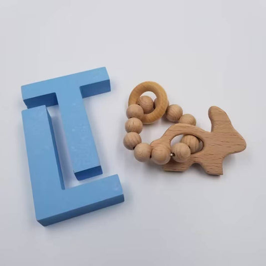 Easter Bunny Ring Teething Rattle