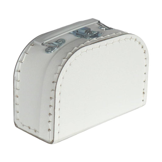 WHITE briefcase 16 cm