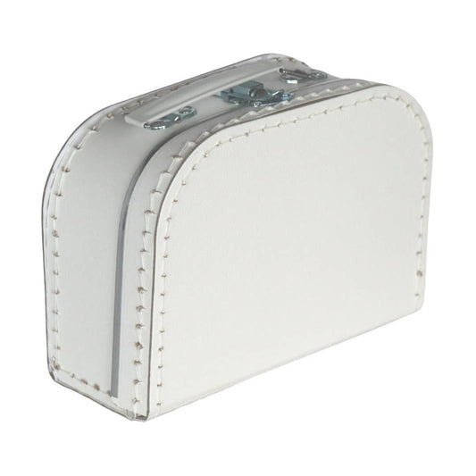 WHITE suitcase 20 cm